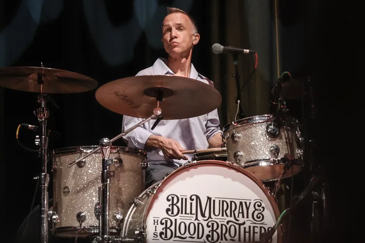 Bill Murray and His Blood Brothers perform at The Pageant on April 12, 2025.