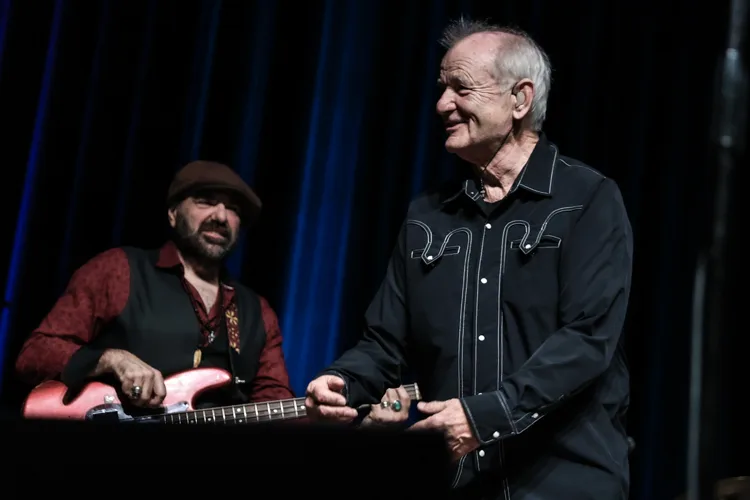 Bill Murray and His Blood Brothers perform at The Pageant on April 12, 2025.