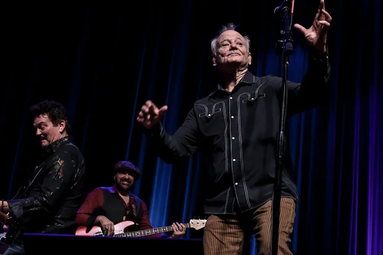 Bill Murray and His Blood Brothers perform at The Pageant on April 12, 2025.