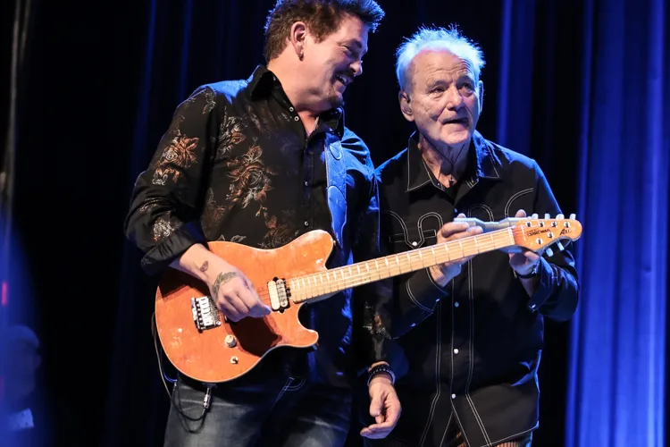 Bill Murray and His Blood Brothers perform at The Pageant on April 12, 2025.