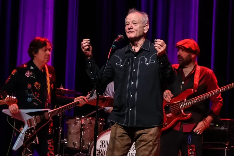 Bill Murray and His Blood Brothers perform at The Pageant on April 12, 2025.