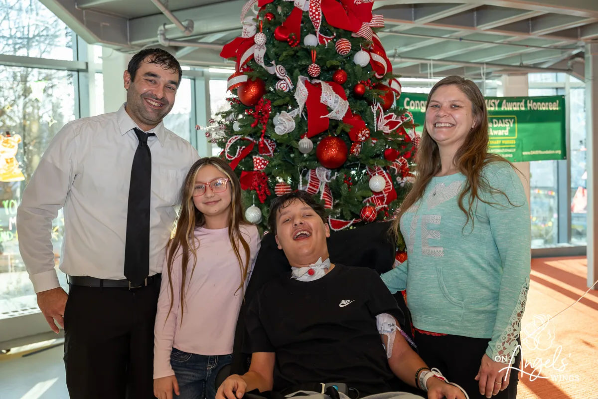 Surrounded by love, On Angels’ Wings captures moments families will always hold close.
