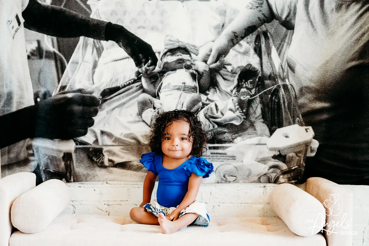 An On Angels’ Wings photoshoot provides families with beautiful, lasting images that celebrate their child’s spirit.