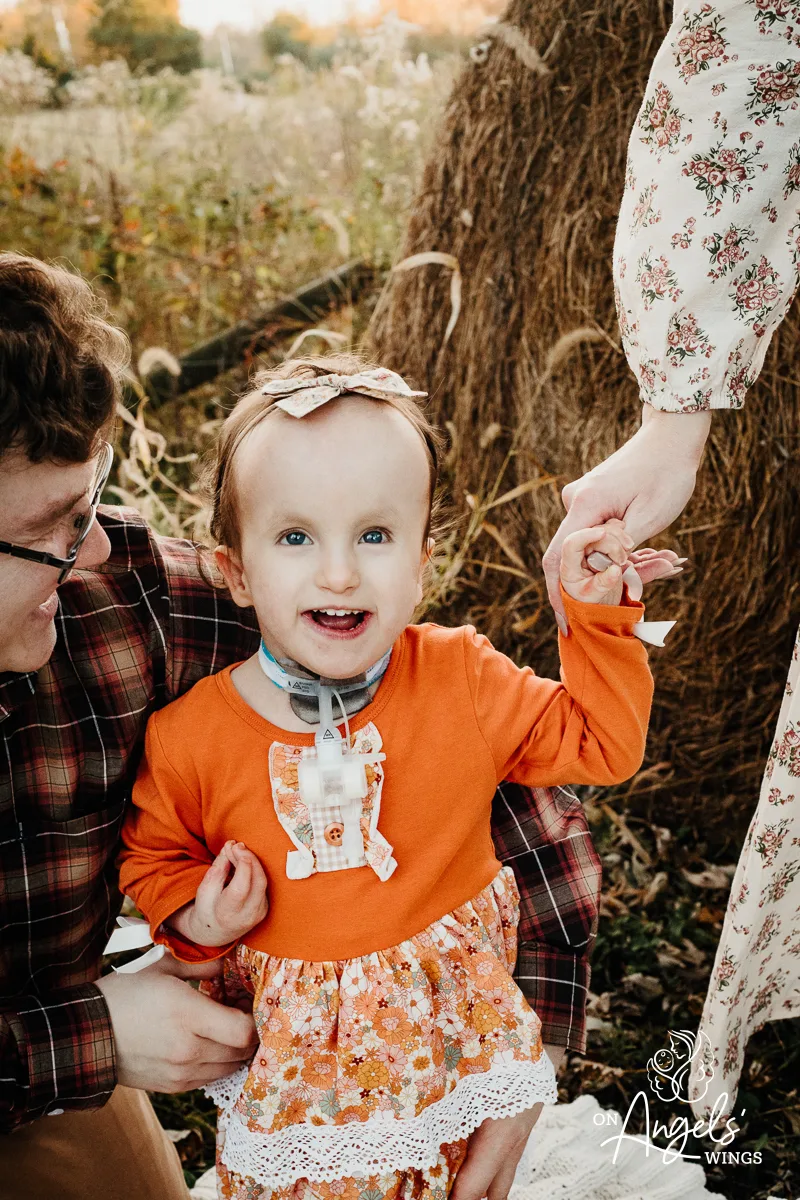 An On Angels’ Wings photoshoot provides families with beautiful, lasting images that celebrate their child’s spirit.