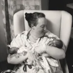 Amanda Loucks and her twin boys.