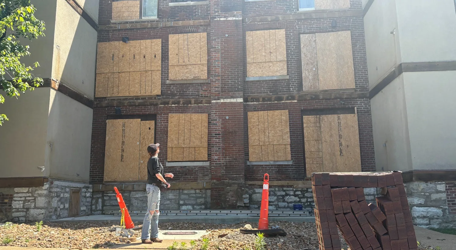 In a near-empty St. Louis condo, life remains on hold one year after the tornado