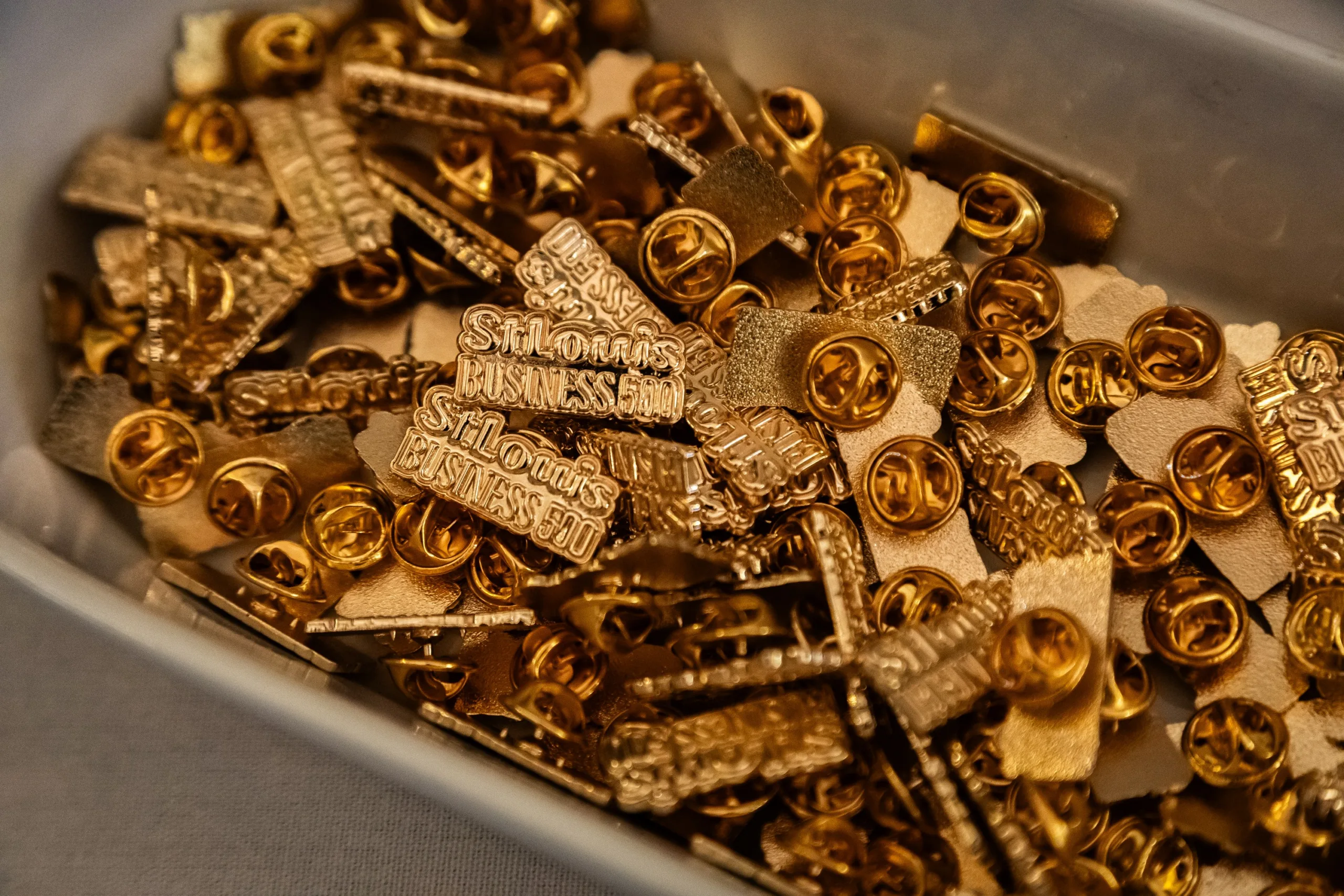Business 500 honoree pins