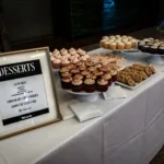 Desserts provided by The Cup