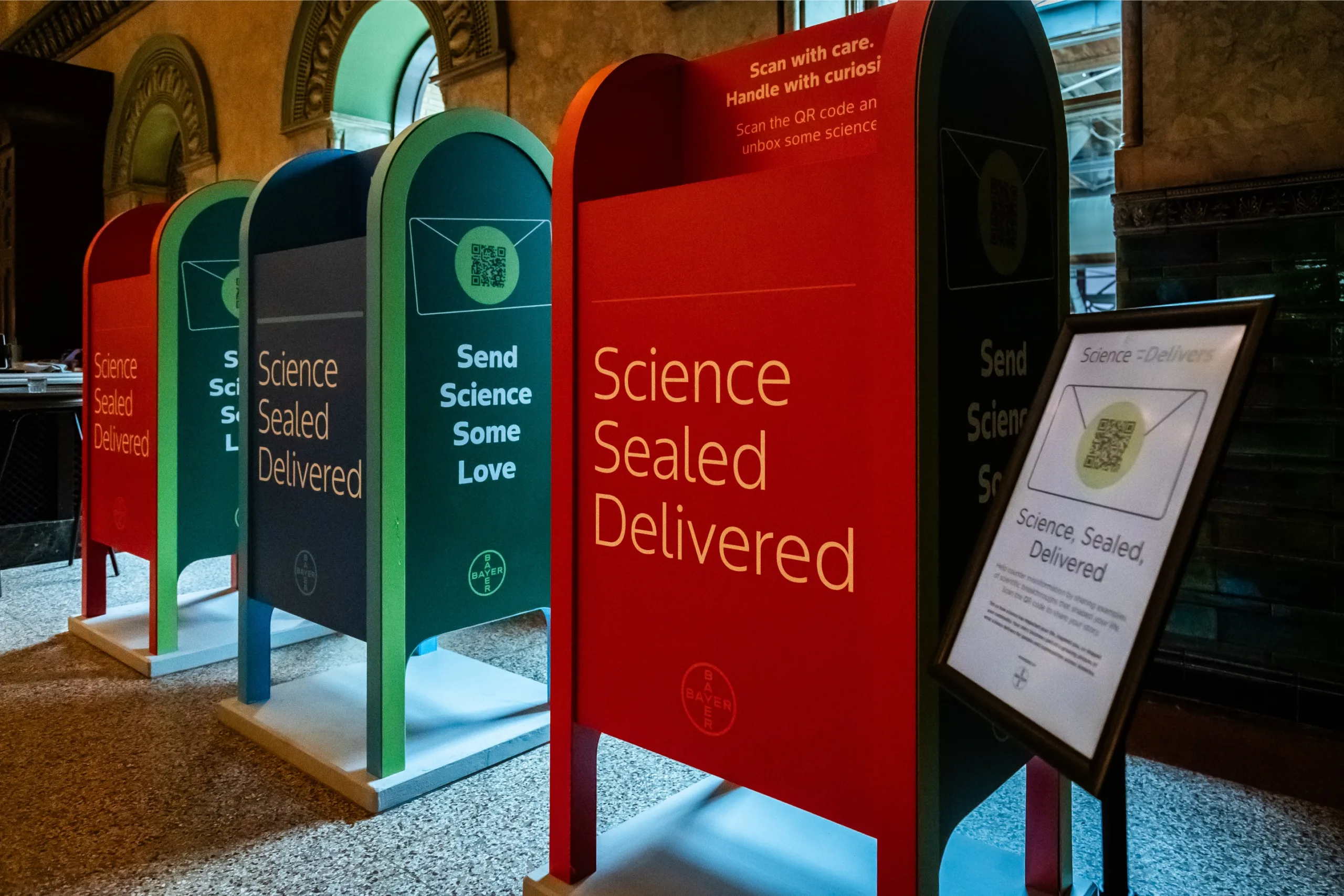 Science, Sealed, Delivered event display