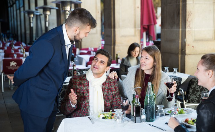 Ask George: When a server or manager inquires how (or whether) guests are enjoying their meal, what kind of answer is expected?